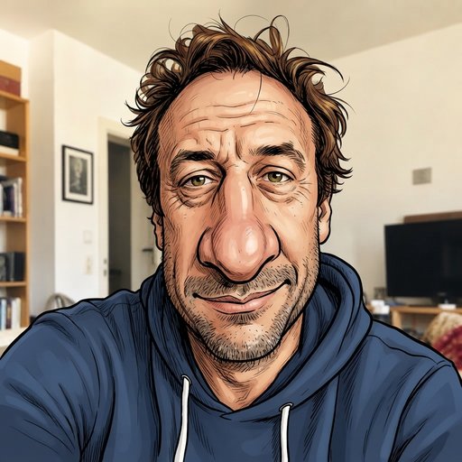 Beispiel im Stil Karikatur